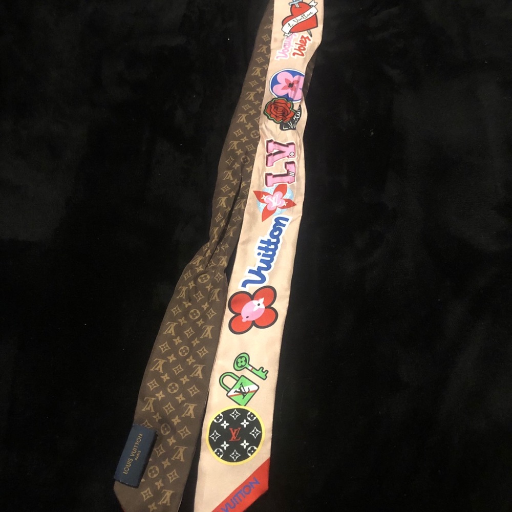 Louis Vuitton silk scarf